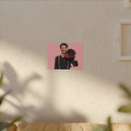 Custom Pet & Owner Portrait Canvas - Hand-Illustrated Matte Canvas Wall Art