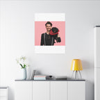 Custom Pet & Owner Portrait Canvas - Hand-Illustrated Matte Canvas Wall Art