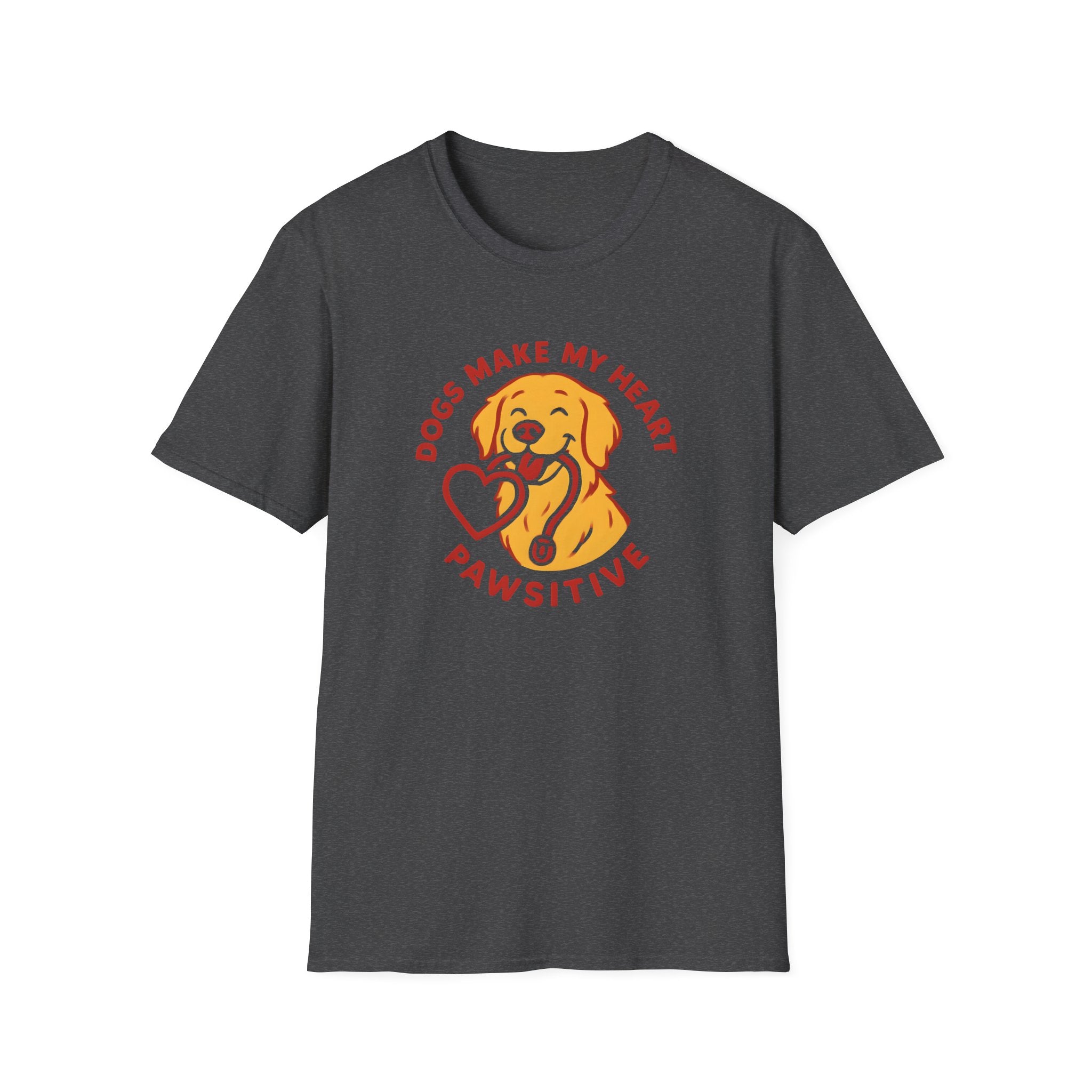 Dogs Make Heart Pawsitive T-Shirt