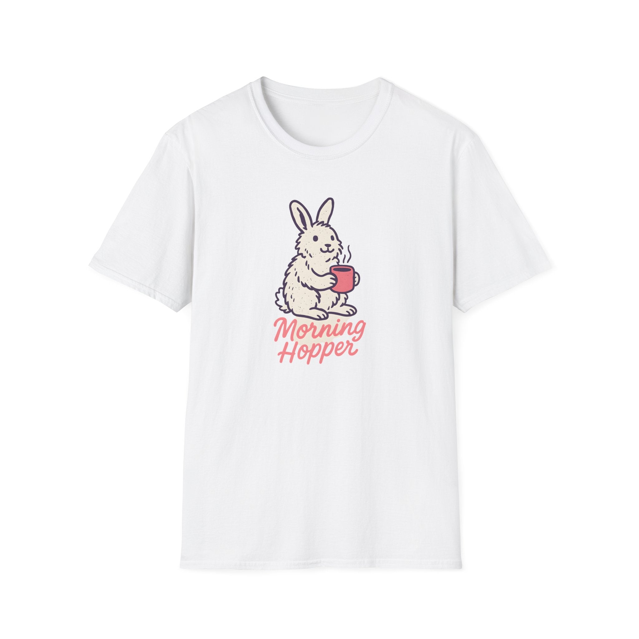 Bunny Sipping Morning Coffee T-Shirt