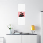 Custom Pet & Owner Portrait Canvas - Hand-Illustrated Matte Canvas Wall Art