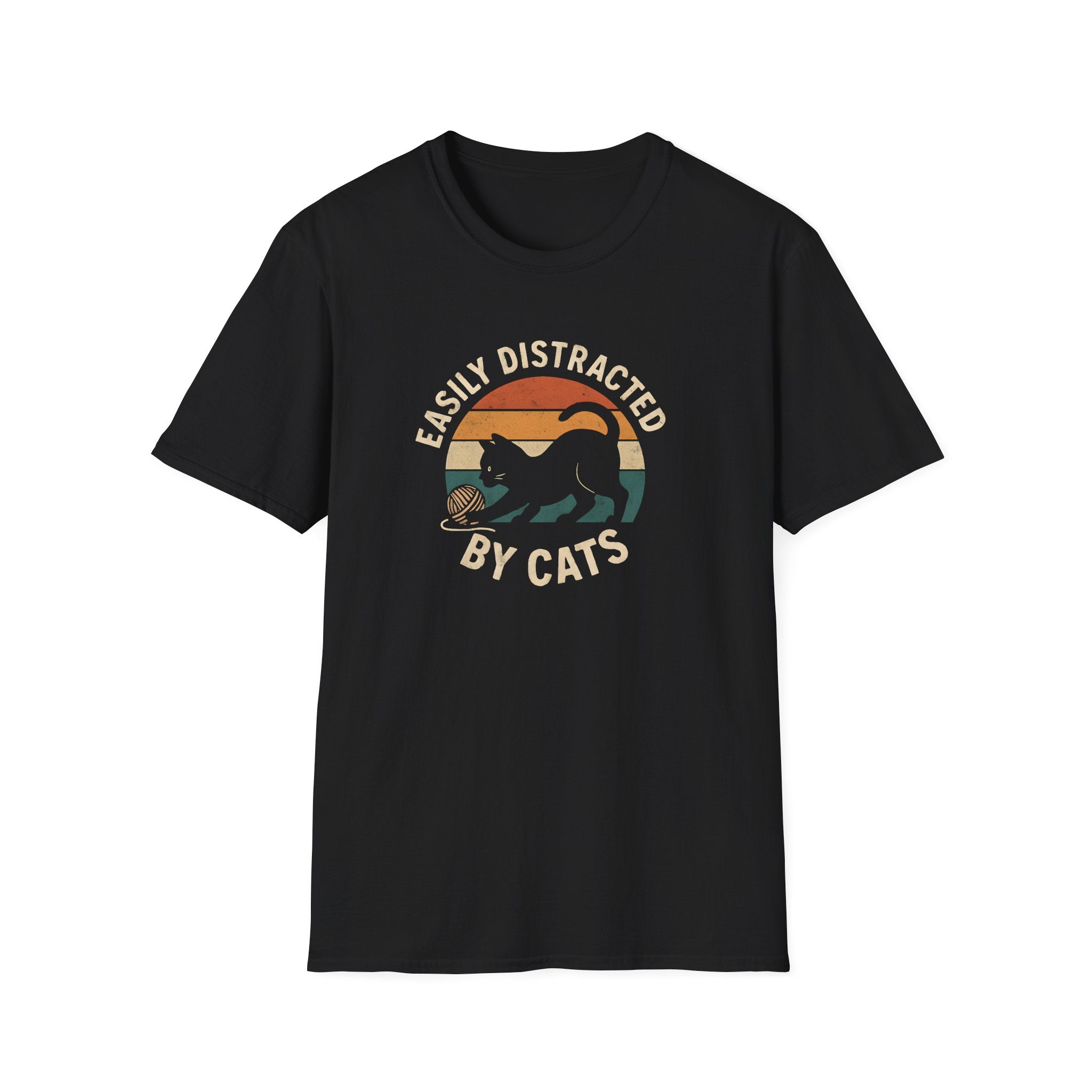 Easily Distracted by Cats T-Shirt