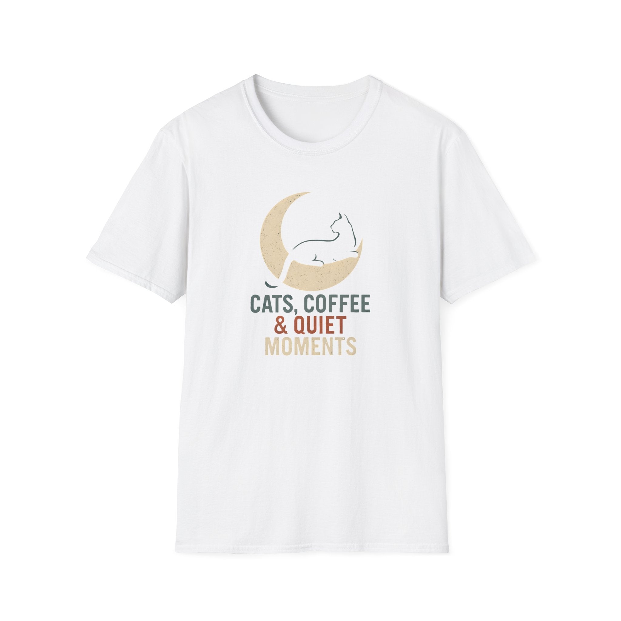 Cats Coffee Quiet Moments T-Shirt