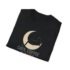 Cats Coffee Quiet Moments T-Shirt