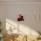 Custom Pet & Owner Portrait Canvas - Hand-Illustrated Matte Canvas Wall Art