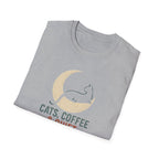 Cats Coffee Quiet Moments T-Shirt