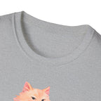 Cat with Coffee Cup T-Shirt