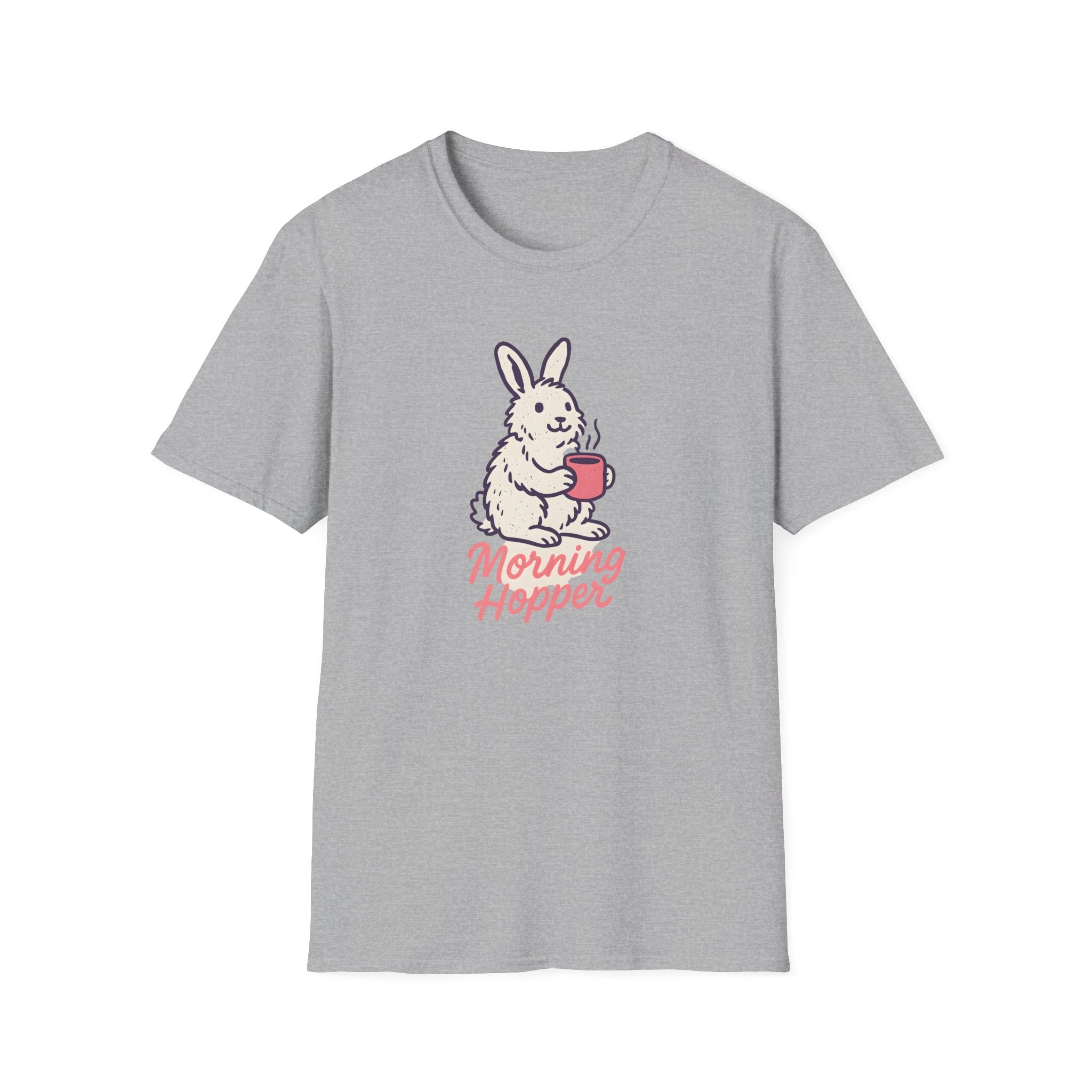 Bunny Sipping Morning Coffee T-Shirt