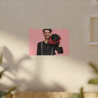 Custom Pet & Owner Portrait Canvas - Hand-Illustrated Matte Canvas Wall Art