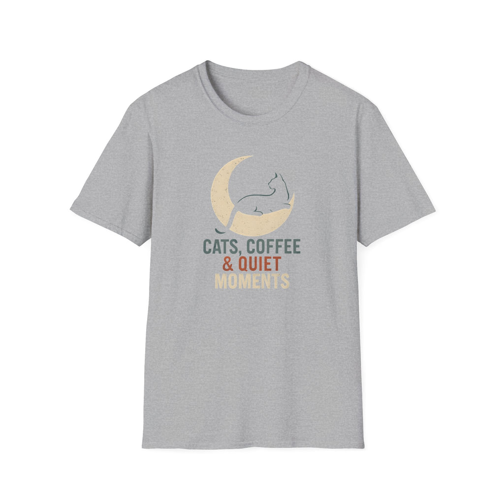 Cats Coffee Quiet Moments T-Shirt