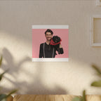 Custom Pet & Owner Portrait Canvas - Hand-Illustrated Matte Canvas Wall Art