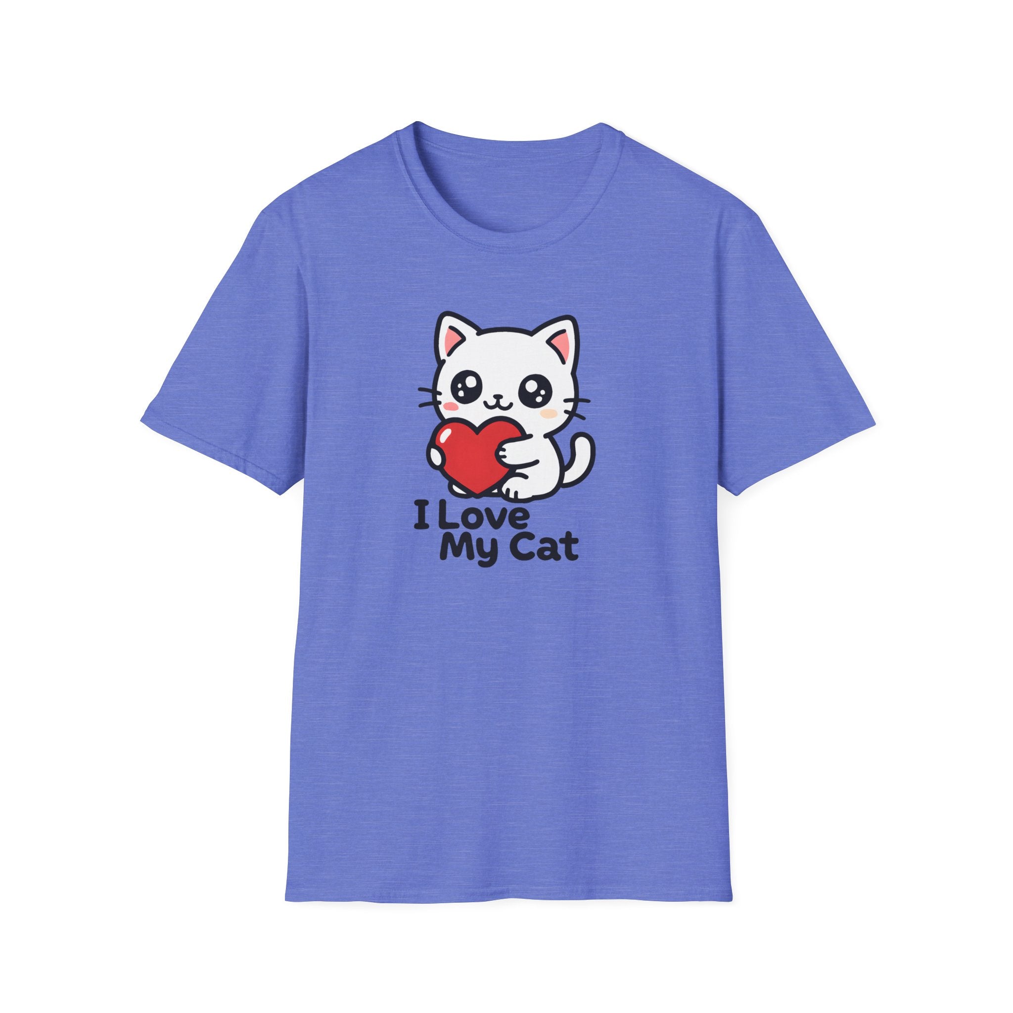 Cute Cat with Heart T-Shirt