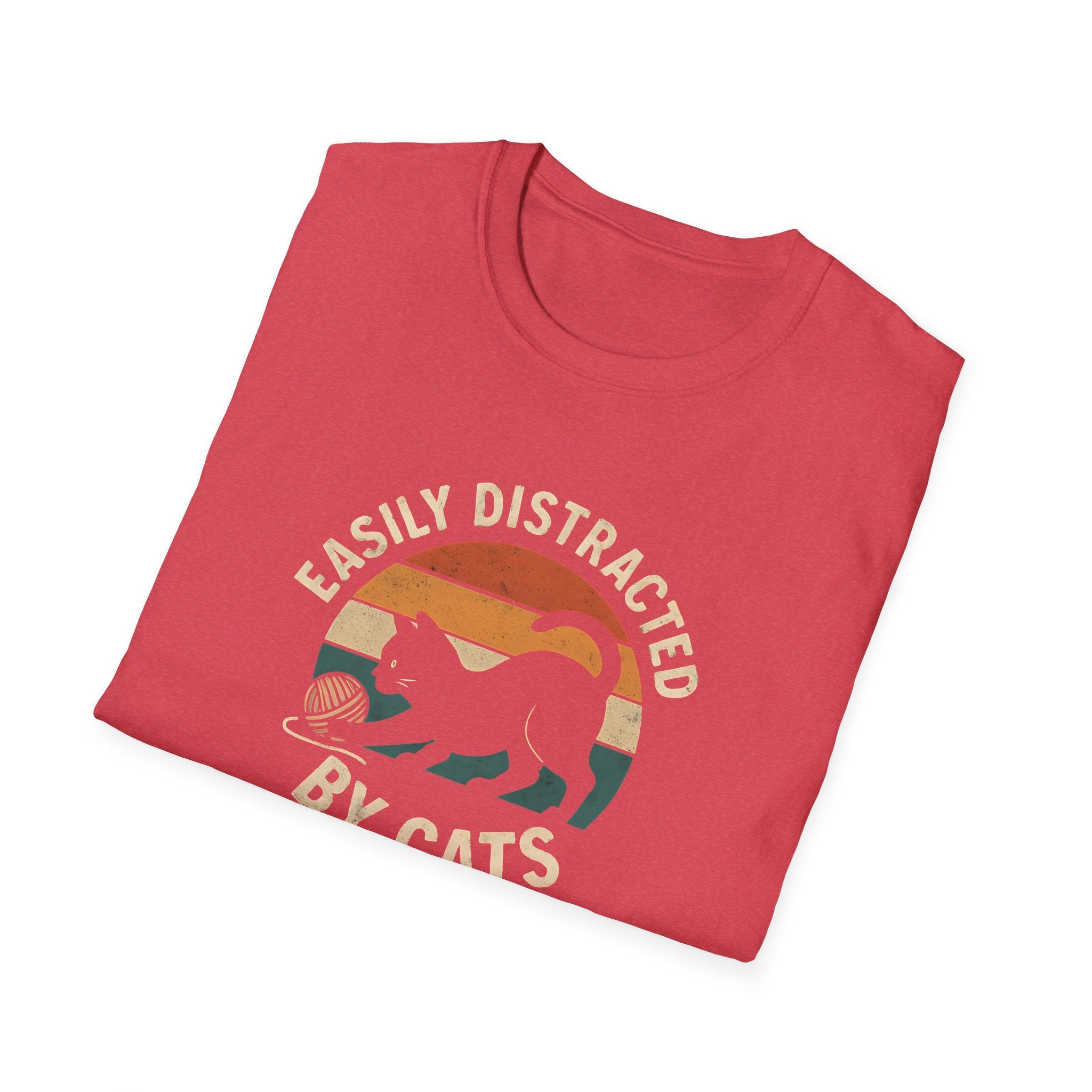 Easily Distracted by Cats T-Shirt