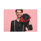 Custom Pet & Owner Portrait Canvas - Hand-Illustrated Matte Canvas Wall Art